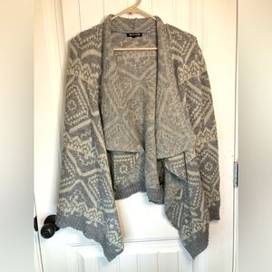 Miss Daisy Womens Geometrical Patterned Cardigan Medium